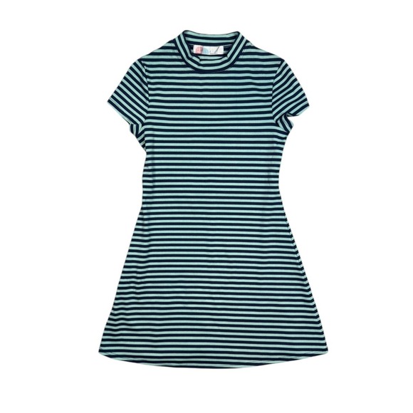 Free People Dresses & Skirts - Free People Beach Women's‎ On The Line Mock Neck Short Sleeve Mini Dress Small